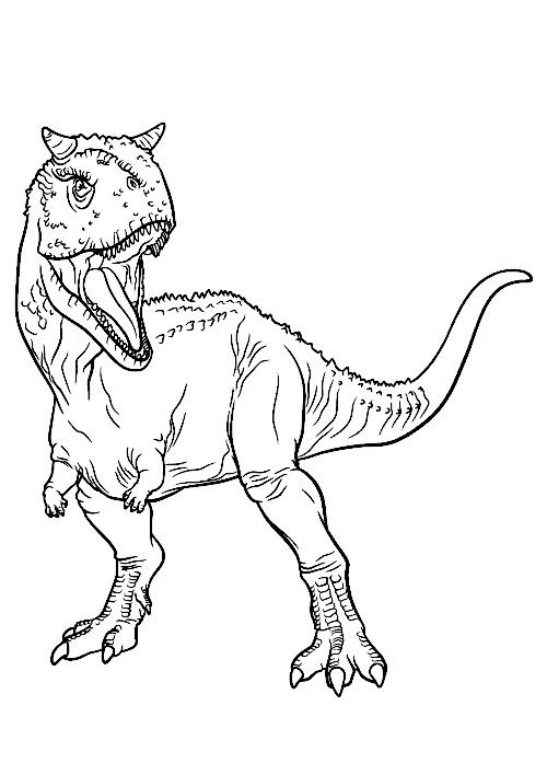 Desenhos de T-Rex para Colorir
