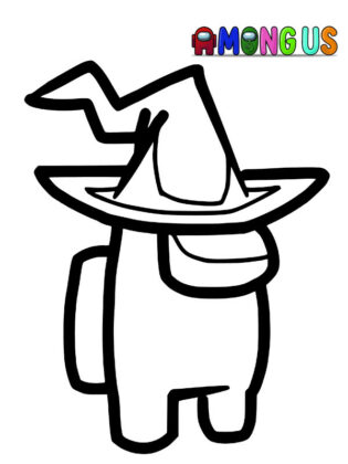 among us para colorir