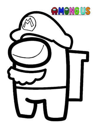 among us para colorir