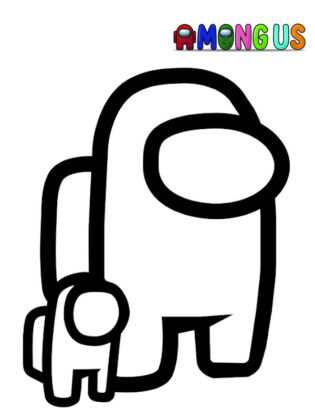 among us para colorir