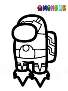 among us para colorir