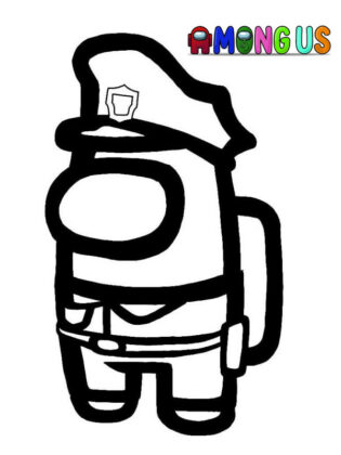 among us para colorir