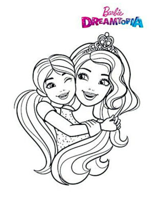 barbie desenho para colorir