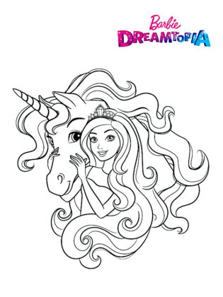 barbie para colorir