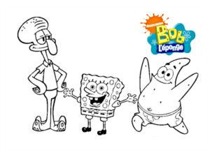 bob esponja desenho para colorir