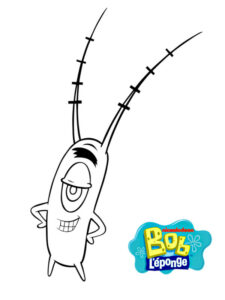 bob esponja para colorir