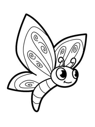 borboleta desenho para colorir