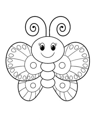 borboleta desenho para colorir