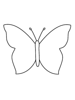 borboleta para colorir e imprimir