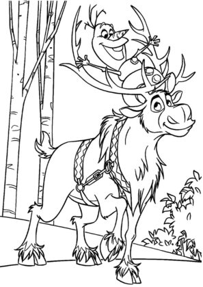 desenhos frozen para colorir