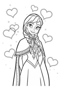 desenho frozen para colorir e imprimir