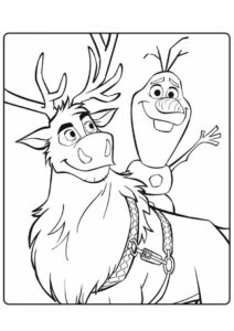 desenhos para colorir frozen