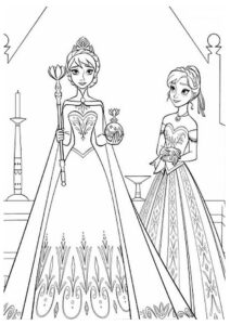 desenhos para colorir da frozen