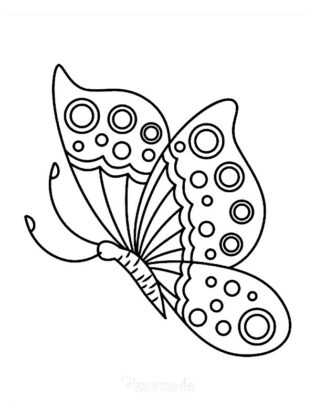 desenho de borboleta para colorir