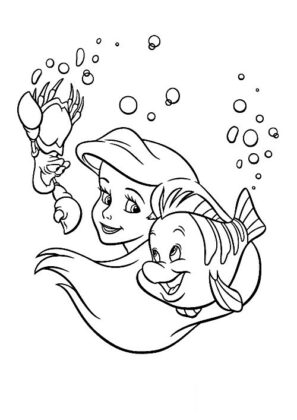 desenho de sereia para colorir