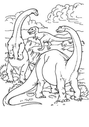 desenho dinossauro para colorir