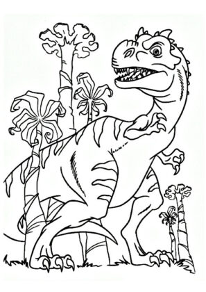 desenho dinossauro para colorir