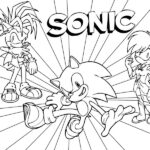 Sonic para Colorir : 25 desenhos para imprimir