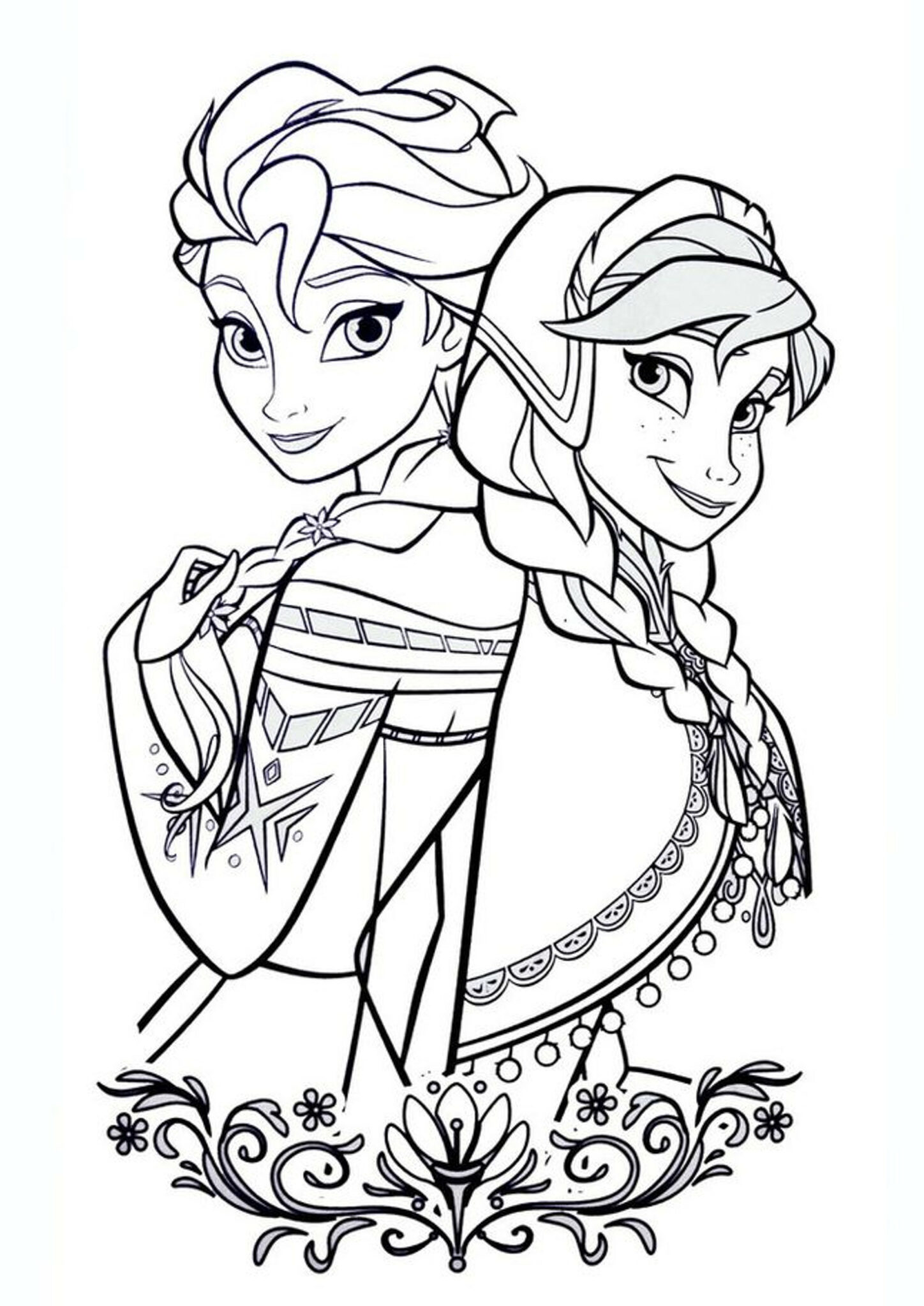 Frozen para Colorir : 20 desenhos para imprimir
