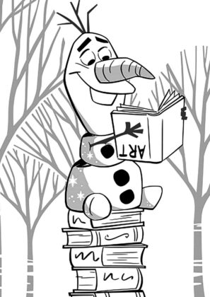 desenhos para colorir frozen
