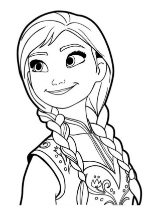 desenho para colorir frozen