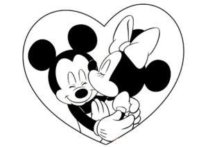 desenho minnie para colorir