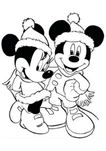 desenho minnie para colorir