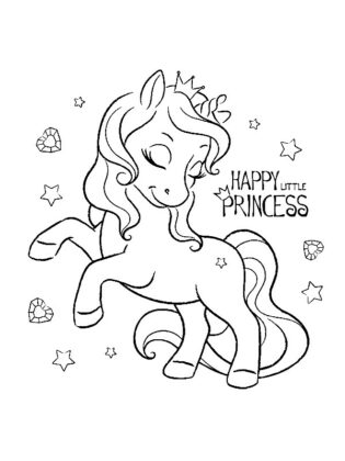 desenho unicornio para colorir
