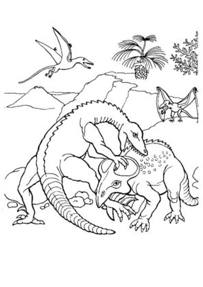 desenhos de dinossauros para colorir