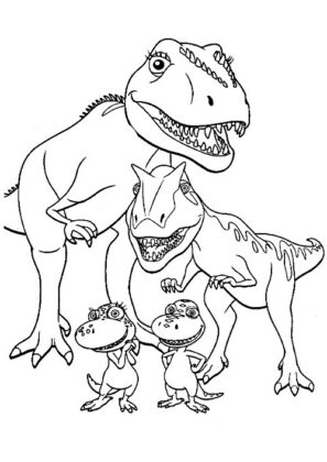 desenhos de dinossauros para colorir