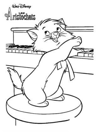 desenhos de gato para colorir