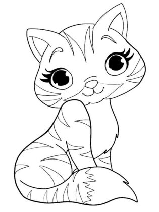 desenhos de gatos para colorir