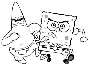 desenhos do bob esponja para colorir