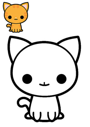 desenhos kawaii para colorir