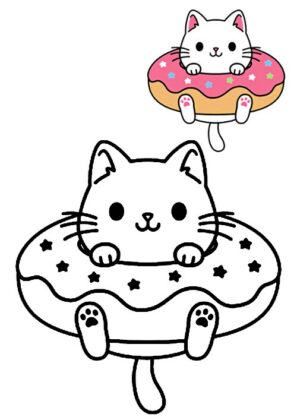 desenhos kawaii para colorir