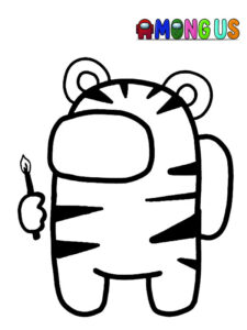 desenhos para colorir de among us