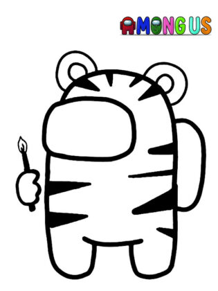 desenhos para colorir de among us