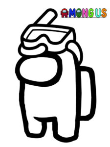 desenhos para colorir de among us
