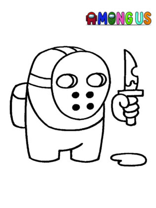 desenhos para colorir de among us
