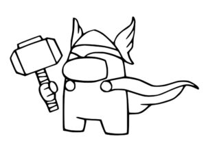 desenhos para colorir de among us