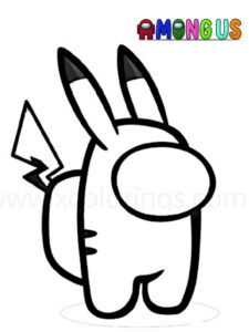 desenhos para colorir de among us