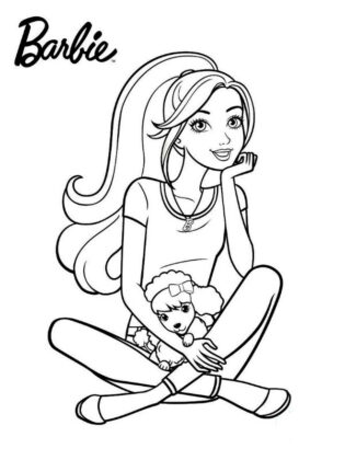 desenhos para colorir barbie