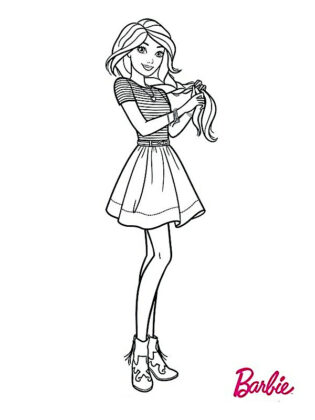 desenhos para colorir barbie