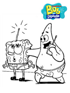 desenhos para colorir bob esponja