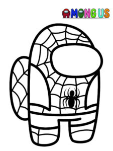 desenhos para colorir de among us