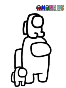 desenhos para colorir de among us