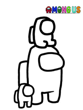 desenhos para colorir de among us