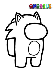 desenhos para colorir de among us