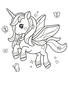 desenhos para colorir de unicornio