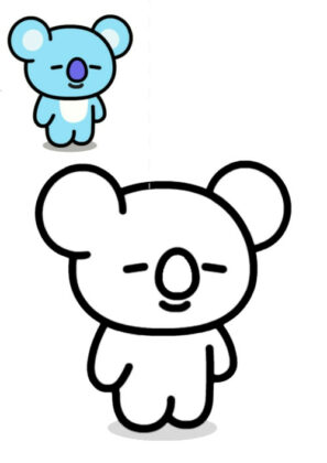 desenhos para colorir kawaii